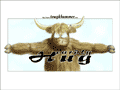 Highland cattle bull with wide open arms: &ldquo;cardly Hug&rdquo;