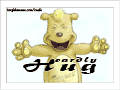 teddy bear with wide open arms: &ldquo;cardly Hug&rdquo;