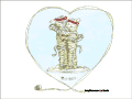 2 female mummies in in a big heart!
