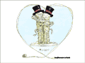 2 male mummies in in a big heart!