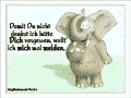  Damit Du nicht denkst ich h&auml;tte Dich vergessen, wollt' ich mich mal melden.